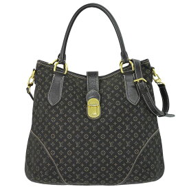 本物 ルイヴィトン LOUIS VUITTON LV エレジー モノグラム イディール 2WAY ショルダーバッグ ハンドバッグ フザン ブラウン M56696 ビトン バッグ 中古・