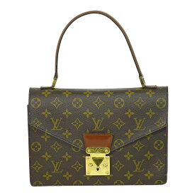 本物 ルイヴィトン LOUIS VUITTON LV コンコルド モノグラム ハンドバッグ ブラウン M51190 Concorde ビトン バッグ 中古・