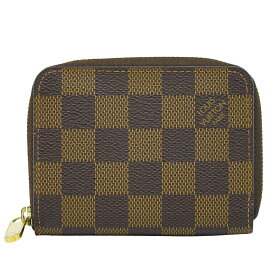 本物 ルイヴィトン LOUIS VUITTON LV ジッピーコインパース ダミエ エベヌ コインケース 小銭入れ ブラウン N63070 ビトン 財布 ウォレット 中古・