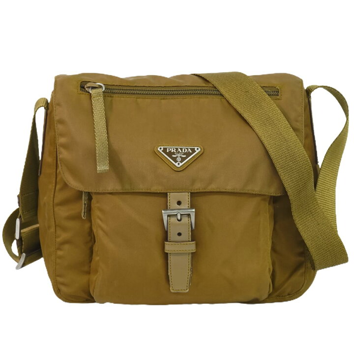楽天市場】本物 プラダ PRADA ナイロン ショルダーバッグ ポシェット  