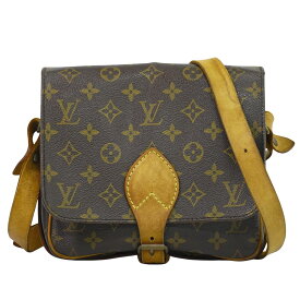 本物 ルイヴィトン LOUIS VUITTON LV カルトシエール 22 MM モノグラム ショルダーバッグ ポシェット ブラウン M51253 ビトン バッグ 中古・