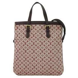 本物 ルイヴィトン LOUIS VUITTON LV フランソワーズ モノグラム ミニ 2WAY ショルダーバッグ ハンドバッグ チェリー M92210 ビトン バッグ 中古・
