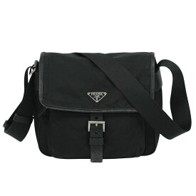 本物 プラダ PRADA ナイロン ショルダーバッグ ポシェット ブラック バッグ 中古・