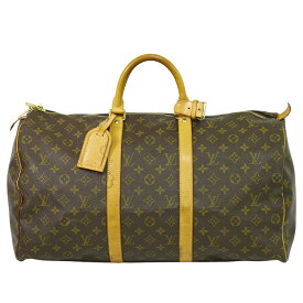 本物 ルイヴィトン LOUIS VUITTON LV キーポル 50 モノグラム ボストンバッグ ハンドバッグ ブラウン M41426 ビトン バッグ 中古・