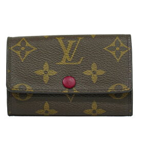 本物 ルイヴィトン LOUIS VUITTON LV ミュルティクレ 6 モノグラム キーケース 6連 ブラウン M60701 Multicles ビトン 雑貨小物 中古・