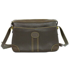 本物 グッチ GUCCI オールドグッチ ショルダーバッグ ポシェット レザー ブラウン バッグ 中古・