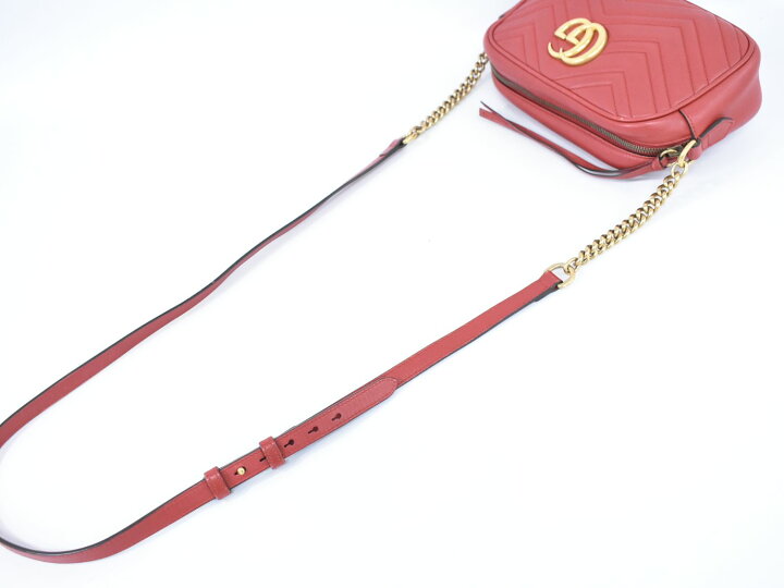 楽天市場】本物 グッチ GUCCI GGマーモント キルティング スモール  