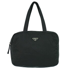 本物 プラダ PRADA ナイロン トートバッグ ハンドバッグ ブラック バッグ 中古・