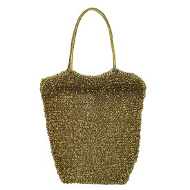 本物 アンテプリマ ANTEPRIMA ビニール ワイヤーバッグ トートバッグ ハンドバッグ ゴールド バッグ 中古・