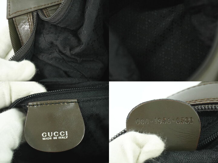 楽天市場】本物 グッチ GUCCI バンブー ショルダーバッグ ナイロン  