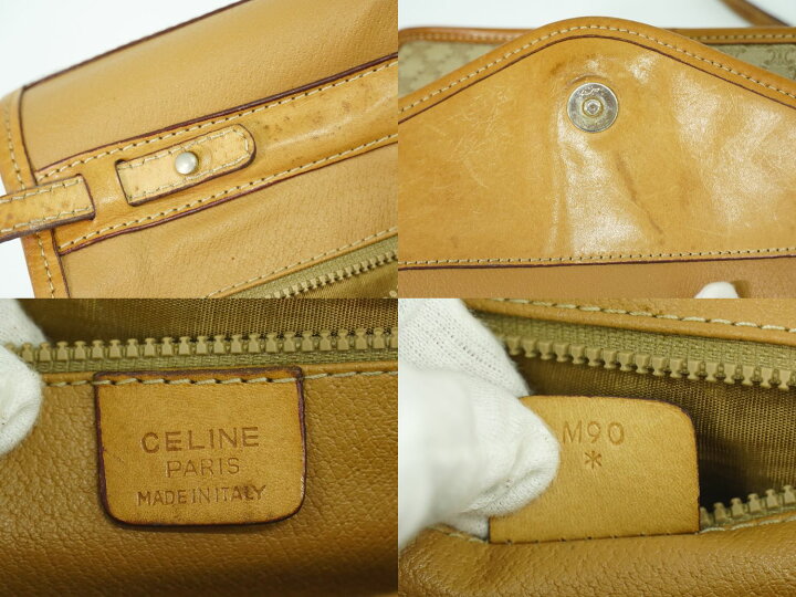 楽天市場】本物 セリーヌ CELINE マカダム 2WAY ショルダーバッグ  