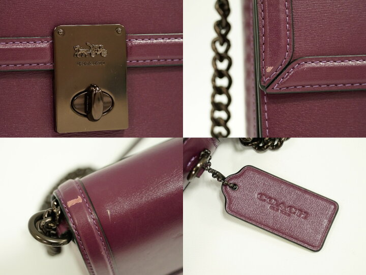 楽天市場】本物 コーチ COACH ハットン チェーン ショルダーバッグ