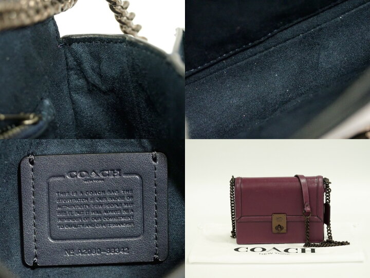 楽天市場】本物 コーチ COACH ハットン チェーン ショルダーバッグ 