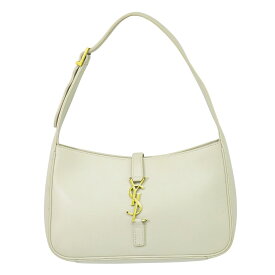 本物 サンローラン SAINT LAURENT ル サンカセット ショルダーバッグ レザー アイボリー 657228 バッグ 中古・