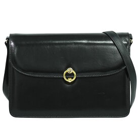 本物 グッチ GUCCI レザー 2WAY ショルダーバッグ クラッチバッグ ポシェット ブラック バッグ 中古・