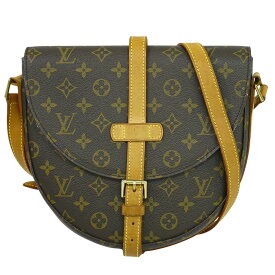 本物 ルイヴィトン LOUIS VUITTON LV シャンティ GM モノグラム ショルダーバッグ ポシェット ブラウン M51232 ビトン バッグ 中古・