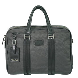 本物 トゥミ TUMI キャンバス ビジネスバッグ ハンドバッグ ダークグレー バッグ 中古・