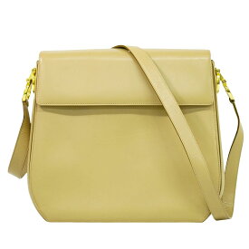 本物 サルヴァトーレ フェラガモ Salvatore Ferragamo ガンチーニ ショルダーバッグ ポシェット レザー ベージュ Gancini バッグ 中古・