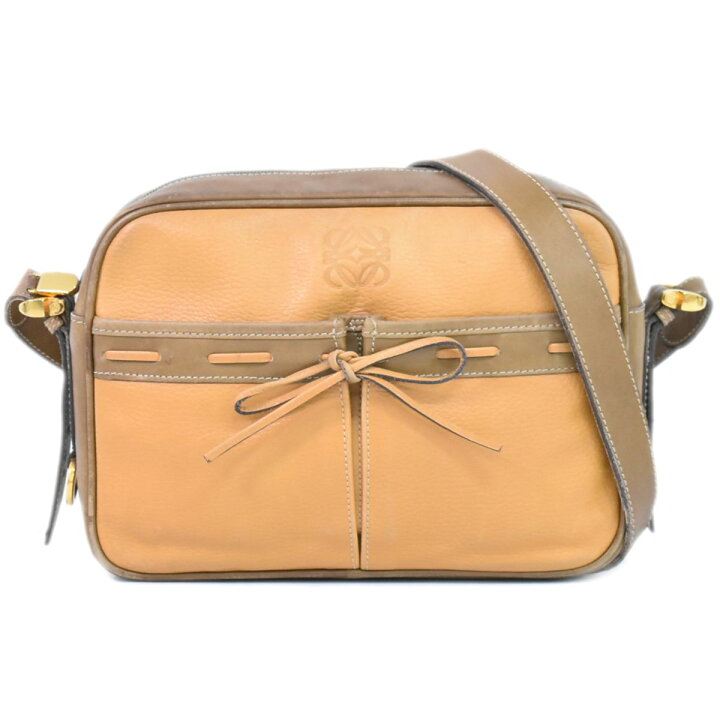 楽天市場】本物 ロエベ LOEWE アナグラム ショルダーバッグ ポシェット  