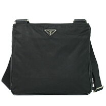 楽天市場】prada プラダ ナイロン ショルダーバッグ ブラック×シルバー 