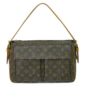 本物 ルイヴィトン LOUIS VUITTON LV ヴィバ シテ PM モノグラム ショルダーバッグ ハンドバッグ ブラウン M51163 ビトン バッグ 中古