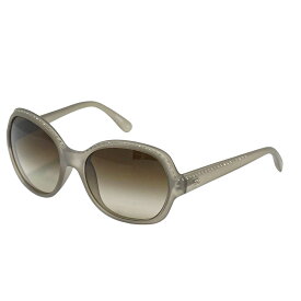 本物 シャネル CHANEL ココマーク ラインストーン サングラス アイウェア プラスチック グレー メガネ 眼鏡 服飾小物 中古・