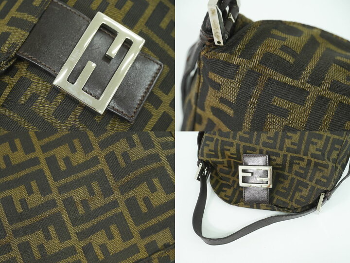 楽天市場】本物 フェンディ FENDI ズッカ ショルダーバッグ キャンバス  