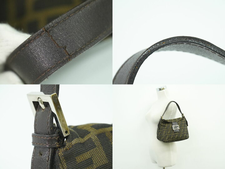楽天市場】本物 フェンディ FENDI ズッカ ショルダーバッグ キャンバス  
