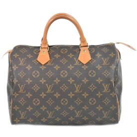 本物 ルイヴィトン LOUIS VUITTON LV 旧型 スピーディ 30 モノグラム ミニボストンバッグ ハンドバッグ ブラウン M41526 Speedy ビトン バッグ 中古