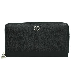 本物 グッチ GUCCI ドリアン ラウンドファスナー 長財布 ロングウォレット レザー ブラック 473928 Durian 財布 ウォレット 中古・