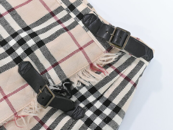 楽天市場】本物 バーバリー BURBERRY ノバチェック チェック プリーツ  