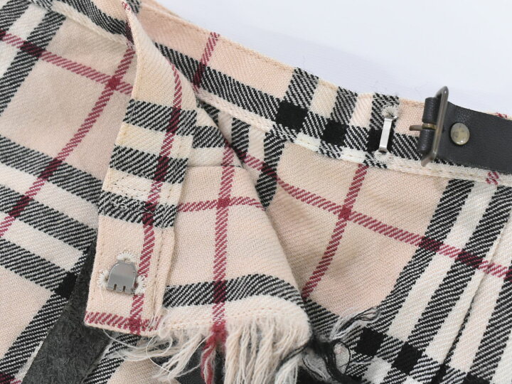 楽天市場】本物 バーバリー BURBERRY ノバチェック チェック プリーツ  