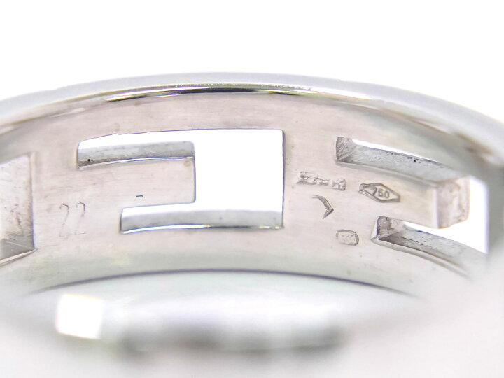 楽天市場】本物 グッチ GUCCI マルチプル ダイヤモンド 750 WG リング  