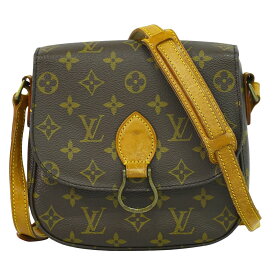 本物 ルイヴィトン LOUIS VUITTON LV サンクルー MM モノグラム ショルダーバッグ ポシェット ブラウン M51243 ビトン バッグ 中古