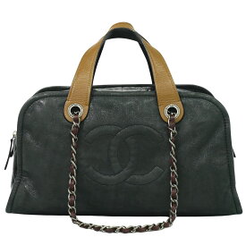 本物 シャネル CHANEL インザミックス ココマーク 2WAY ショルダーバッグ ハンドバッグ スパークルレザー パテントレザー ブラック ブラウン バッグ 中古・