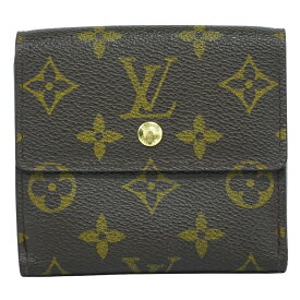 本物 ルイヴィトン LOUIS VUITTON LV ポルトモネビエカルトクレディ モノグラム 折財布 ブラウン M61652 ビトン 財布 ウォレット 中古・