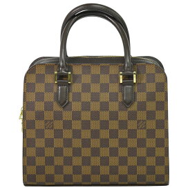 本物 ルイヴィトン LOUIS VUITTON LV トリアナ ダミエ エベヌ ハンドバッグ ブラウン N51155 Triana ビトン バッグ 中古・