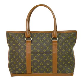 本物 ルイヴィトン LOUIS VUITTON LV サック ウィークエンド PM モノグラム トートバッグ ハンドバッグ ブラウン M42425 ビトン バッグ 中古・