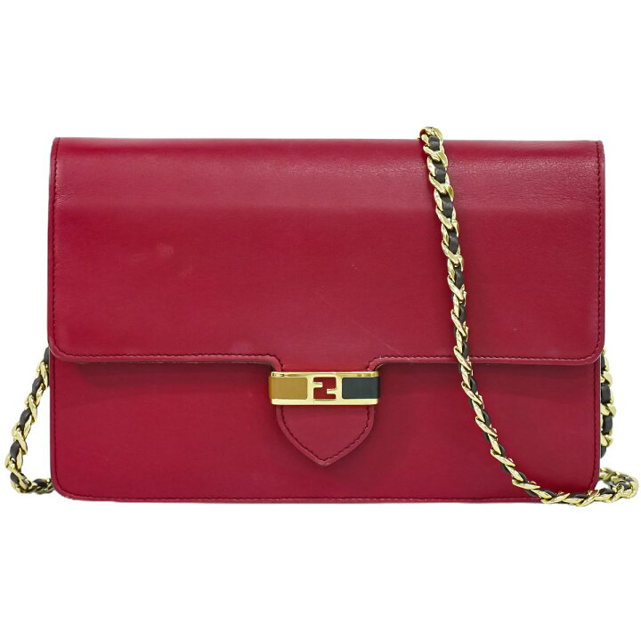 楽天市場】本物 フェンディ FENDI チェーン ショルダーウォレット  