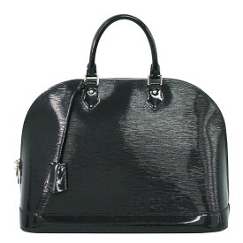 本物 ルイヴィトン LOUIS VUITTON LV アルマ GM エピエレクトリック レザー ハンドバッグ ノワール M5289N Alma ビトン バッグ 中古・