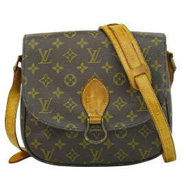 本物 ルイヴィトン LOUIS VUITTON LV サンクルー GM モノグラム ショルダーバッグ ポシェット ブラウン M51242 ビトン バッグ 中古・