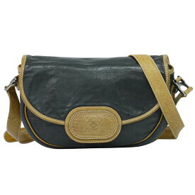 本物 ロエベ LOEWE アナグラム ショルダーバッグ ポシェット レザー ブラック Anagram バッグ 中古・