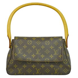 本物 ルイヴィトン LOUIS VUITTON LV ミニルーピング モノグラム ショルダーバッグ ハンドバッグ ブラウン M51147 ビトン バッグ 中古
