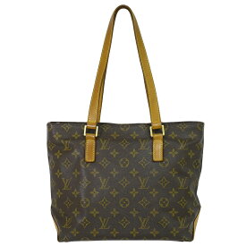 本物 ルイヴィトン LOUIS VUITTON LV カバピアノ モノグラム トートバッグ ショルダーバッグ ブラウン M51148 ビトン バッグ 中古・