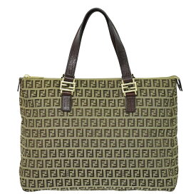 本物 フェンディ FENDI ズッキーノ トートバッグ ハンドバッグ キャンバス ベージュ 8BH138 Zucchino バッグ 中古・