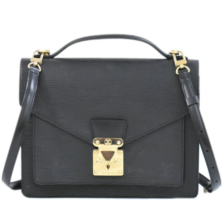 LOUIS VUITTON 】 正規品 モンソー エピ ノワール もれ M52122 
