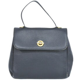 本物 セリーヌ CELINE レザー ハンドバッグ ブラック バッグ 中古・