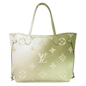 本物 ルイヴィトン LOUIS VUITTON LV ネヴァーフル MM モノグラム グラデーション トートバッグ サンセットカーキ M59859 ビトン バッグ 中古・
