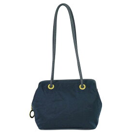 本物 セリーヌ CELINE ナイロン ショルダーバッグ ネイビー バッグ 中古・