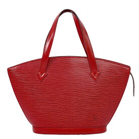 本物 ルイヴィトン LOUIS VUITTON LV サンジャック エピ レザー トートバッグ ハンドバッグ カスティリアンレッド M52277 ビトン バッグ 中古・